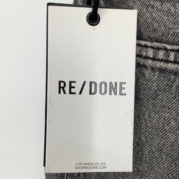 NEW! RE/DONE Size 27 Midnight Ash Denim Pencil Skirt $265 msrp Gray Jean I8-15 - Picture 6 of 10